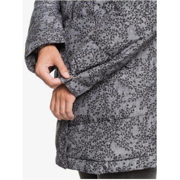 💕ROXY💕 Ellie Waterproof Snow Jacket ~ Grey Print - Picture 9 of 16
